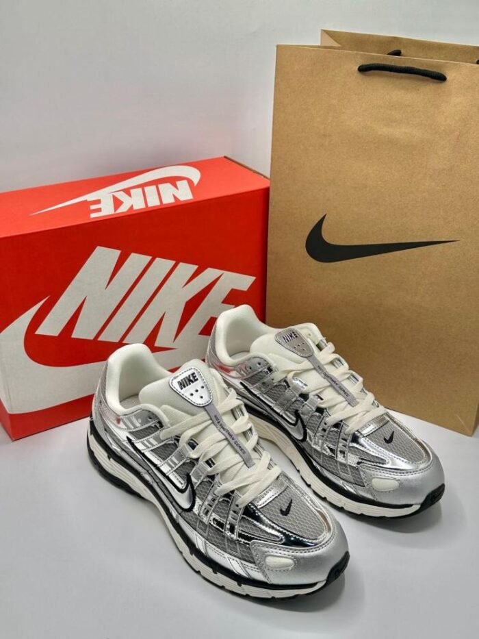 سنيكرز P-6000 Nike - فضي لامع