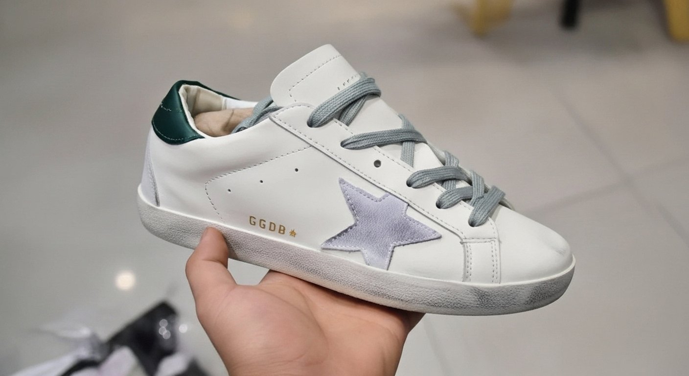 حذاء جولدن جوز ابيض و اخضر حذاء جولدن جوز ابيض و اخضر